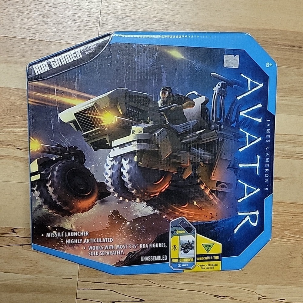NEW RARE!! Mattel Avatar RDA Grinder Collectible Vehicle James Cameron